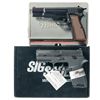 Image 1 : Two Semi-Automatic Pistols -A) Belgian Browning Hi-Power Pistol with Case
