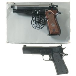 Collector's Lot of Two Semi-Automatic Pistols -A) Beretta Model 92-FS Pistol