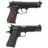 Image 2 : Collector's Lot of Two Semi-Automatic Pistols -A) Beretta Model 92-FS Pistol