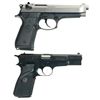 Image 2 : Two Semi-Automatic Pistols -A) Beretta Model 92FS Pistol with Box and Accessories