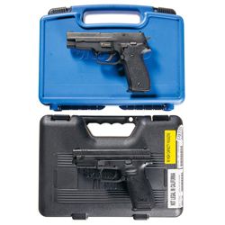 Two Cased Semi-Automatic Pistols -A) Sig Model P226 "Navy SEAL" Pistol