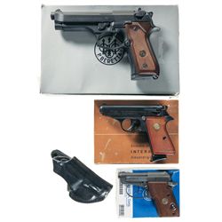 Three European Semi-Automatic Pistols with Boxes -A) Beretta Model 92F Pistol