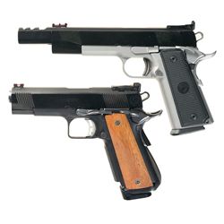Two Semi-Automatic Pistols -A) Custom Para Ordnance Model P18 9 Pistol