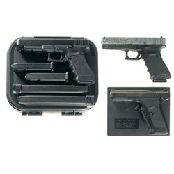 Three European Semi-Automatic Pistols -A) Glock 34 Pistol with Extra Magazines