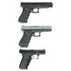 Image 2 : Three European Semi-Automatic Pistols -A) Glock 34 Pistol with Extra Magazines