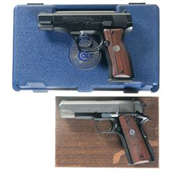 Two Colt Semi-Automatic Pistols -A) Colt Model 2000 All American Pistol with Case