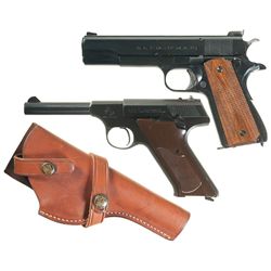 Two Semi-Automatic Pistols -A) Buenos Aires Police Marked Argentine Model 1927 Pistol