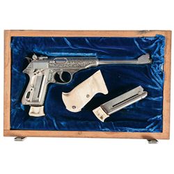 Cased Engraved Manurhin PP Sport Semi-Automatic Pistol