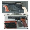 Image 1 : Two Cased Hand Guns -A) Ruger New Model Super Blackhawk Single Action Revolver