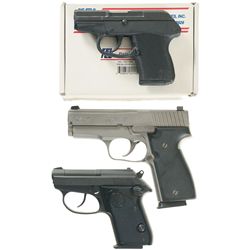 Three Semi-Automatic Pistols -A) Kel-Tec Model P-32 Pistol with Box and Soft Case
