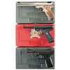 Image 1 : Three Ruger Semi-Automatic Pistols -A) Ruger Mark II Competition Target Model Pistol