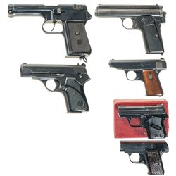 Six European Semi-Automatic Pistols -A) CZ Model 1938 Pistol