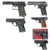 Image 1 : Six European Semi-Automatic Pistols -A) CZ Model 1938 Pistol