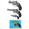 Image 1 : Four Revolvers -A) Smith & Wesson Model 66 Double Action Revolver