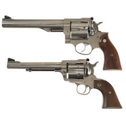 Two Ruger Revolvers -A) Ruger Redhawk Model Double Action Revolver