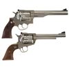 Image 2 : Two Ruger Revolvers -A) Ruger Redhawk Model Double Action Revolver
