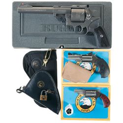 Three Revolvers -A) Ruger Super Redhawk Double Action Revolver with Case