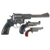Image 2 : Three Revolvers -A) Ruger Super Redhawk Double Action Revolver with Case