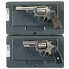 Image 1 : Two Cased Ruger SP 101 Double Action Revolvers - A) Ruger Model SP101 Revolver