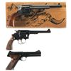 Image 2 : Three Handguns -A) Uberti Cattleman Single Action Revolver with Box