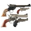 Image 2 : Four Revolvers -A) Heritage Rough Rider Single Action Revolver with Box