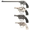 Image 1 : Four Double Action Revolvers -A) U.S. Revolver Co. Revolver with Rare 9 1/2 Inch Barrel