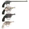 Image 2 : Four Double Action Revolvers -A) U.S. Revolver Co. Revolver with Rare 9 1/2 Inch Barrel