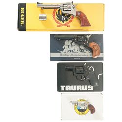Four Boxed Revolvers -A) Ruger New Model Single Six Single Action Revolver