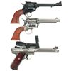 Image 2 : Three Ruger Handguns -A) Ruger New Model Single Six Revolver with Factory Case