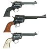 Image 2 : Three Ruger Single Action Revolvers -A) Ruger Single Six Revolver with Box