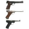 Image 2 : Three Cased Semi-Automatic Pistols -A) Smith & Wesson Model 41 Pistol with Extra Magazine