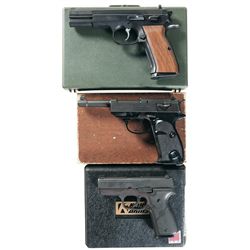 Three Semi-Automatic Pistols -A) European American Armory Model Witness Semi-Automatic Pistol with C