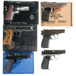 Six Semi-Automatic Pistols -A) Norinco Model 1911A1 Pistol with Box