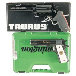 Two Handguns -A) Taurus Raging Judge Magnum Ultra-Lite Double Action Revolver with Box