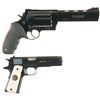 Image 2 : Two Handguns -A) Taurus Raging Judge Magnum Ultra-Lite Double Action Revolver with Box