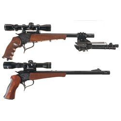 Two Scoped Thompson/Center Contender Pistols -A) Thompson/Center Arms Super 14 Contender Pistol