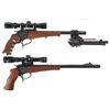 Image 1 : Two Scoped Thompson/Center Contender Pistols -A) Thompson/Center Arms Super 14 Contender Pistol