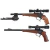 Image 2 : Two Scoped Thompson/Center Contender Pistols -A) Thompson/Center Arms Super 14 Contender Pistol