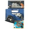 Image 1 : Four Revolvers -A) Heritage Rough Rider Single Action Revolver with Box and Combination .22 Mag Cyli