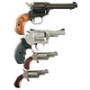 Image 2 : Four Revolvers -A) Heritage Rough Rider Single Action Revolver with Box and Combination .22 Mag Cyli