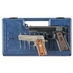 Two Colt Semi-Automatic Pistols -A) Colt Government Model Pistol