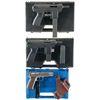 Image 2 : Collector's Lot of Three Semi-Automatic Pistols with Factory Cases -A) Intratec Model AB-10 Pistol