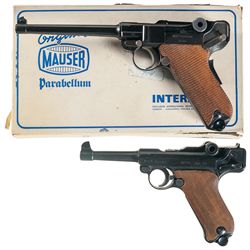 Two Semi-Automatic Pistols -A) Mauser/Interarms  American Eagle Luger Pistol with Box