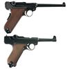 Image 2 : Two Semi-Automatic Pistols -A) Mauser/Interarms  American Eagle Luger Pistol with Box