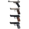 Image 2 : Four Semi-Automatic Pistols -A) Stainless Ruger Mark II Target Pistol with Box