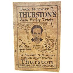 1924 "THURSTON'S EASY POCKET TRICKS" BOOKLET - WORLDS MASTER MAGICIAN
