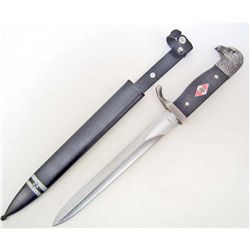 GERMAN NAZI STYLE EAGLE HEAD DAGGER W/ SCABBARD