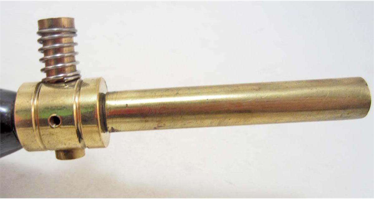 POWDER HORN W/ BRASS DISPENSING TIP