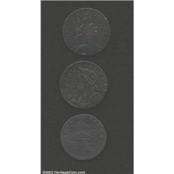 1785 COPPER Connecticut Copper, African Head XF40 Corroded Uncertified, M. 4.1-F.4, R.1, the legends