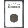 1804 1/2 C Spiked Chin XF45 ANACS. B-7, C-8, R.1. Die state II with heavy clash marks on the obverse